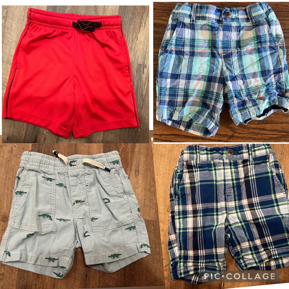 Bundle lot of 4 pairs of boys shorts shorts various brands 3T B1G1 50% off